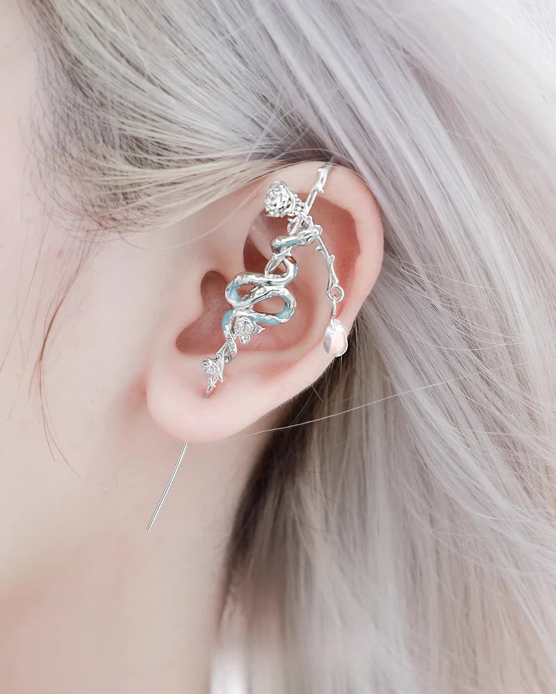 Velthara™ Celestial Vine Needle Earrings