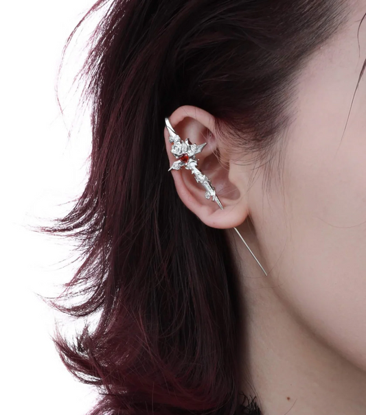 Velthara™ Twilight Rose Needle Earrings